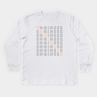 Engineer Kids Long Sleeve T-Shirt